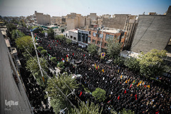 مراسم تشییع پیکر شهید محسن حججی در تهران