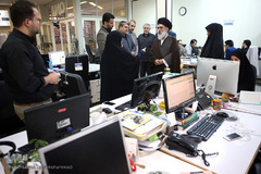 بازدید آیت‌الله سید احمد حسینی خراسانی، عضو خبرگان رهبری از ایکنا