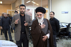 بازدید آیت‌الله سید احمد حسینی خراسانی، عضو خبرگان رهبری از ایکنا