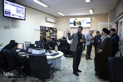 بازدید آیت‌الله سید احمد حسینی خراسانی، عضو خبرگان رهبری از ایکنا