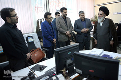 بازدید آیت‌الله سید احمد حسینی خراسانی، عضو خبرگان رهبری از ایکنا