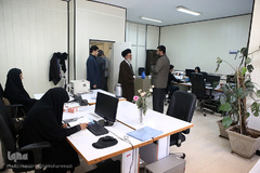 بازدید آیت‌الله سید احمد حسینی خراسانی، عضو خبرگان رهبری از ایکنا