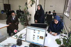 بازدید آیت‌الله سید احمد حسینی خراسانی، عضو خبرگان رهبری از ایکنا