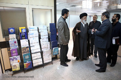 بازدید آیت‌الله سید احمد حسینی خراسانی، عضو خبرگان رهبری از ایکنا