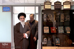 بازدید آیت‌الله سید احمد حسینی خراسانی، عضو خبرگان رهبری از ایکنا