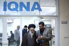 بازدید آیت‌الله سید احمد حسینی خراسانی، عضو خبرگان رهبری از ایکنا