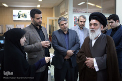 بازدید آیت‌الله سید احمد حسینی خراسانی، عضو خبرگان رهبری از ایکنا