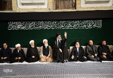 دومین شب مراسم عزاداری حضرت اباعبدالله الحسین علیه‌السلام در محضر رهبر انقلاب