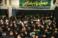 دومین شب مراسم عزاداری حضرت اباعبدالله الحسین علیه‌السلام در محضر رهبر انقلاب