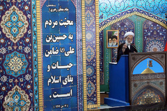 آیت‌الله محمد امامی کاشانی، خطیب موقت  نماز جمعه تهران 