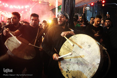 مشعل گردانی محله دولت آباد