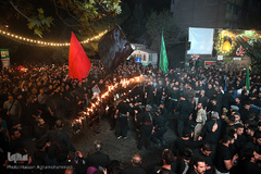 مشعل گردانی محله دولت آباد