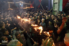 مشعل گردانی محله دولت آباد