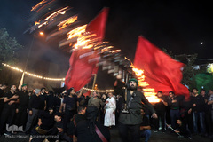 مشعل گردانی محله دولت آباد