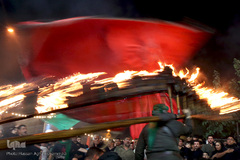 مشعل گردانی محله دولت آباد