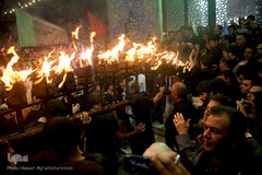 مشعل گردانی محله دولت آباد