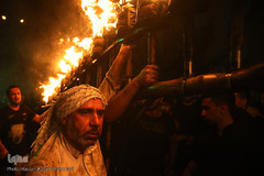 مشعل گردانی محله دولت آباد