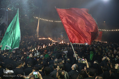 مشعل گردانی محله دولت آباد