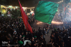 مشعل گردانی محله دولت آباد