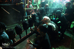 مشعل گردانی محله دولت آباد