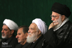 مراسم عزاداری شب تاسوعای حسینی با حضور رهبر معظم انقلاب