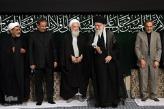 مراسم عزاداری شب تاسوعای حسینی با حضور رهبر معظم انقلاب