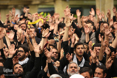 مراسم عزاداری شب تاسوعای حسینی با حضور رهبر معظم انقلاب