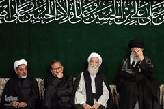 مراسم عزاداری شب تاسوعای حسینی با حضور رهبر معظم انقلاب