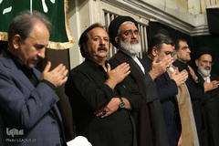 مراسم عزاداری شب تاسوعای حسینی با حضور رهبر معظم انقلاب