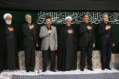 مراسم عزاداری شب تاسوعای حسینی با حضور رهبر معظم انقلاب