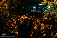 مراسم عزاداری شب عاشورای حسینی در تهران