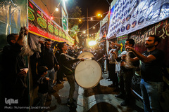 مراسم عزاداری شب عاشورای حسینی در تهران