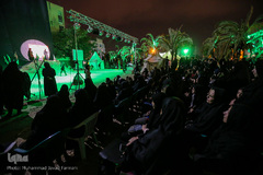 مراسم عزاداری شب عاشورای حسینی در تهران