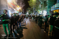 مراسم عزاداری شب عاشورای حسینی در تهران