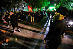 مراسم عزاداری شب عاشورای حسینی در تهران