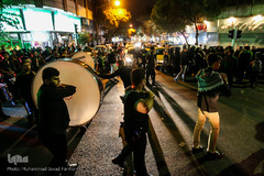 مراسم عزاداری شب عاشورای حسینی در تهران