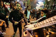 مراسم عزاداری شب عاشورای حسینی در تهران