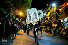 مراسم عزاداری شب عاشورای حسینی در تهران