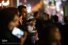 مراسم عزاداری شب عاشورای حسینی در تهران