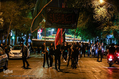 مراسم عزاداری شب عاشورای حسینی در تهران