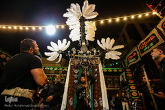 مراسم عزاداری شب عاشورای حسینی در تهران