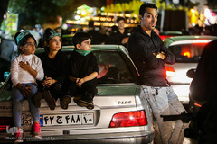 مراسم عزاداری شب عاشورای حسینی در تهران