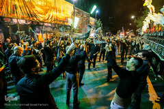 مراسم عزاداری شب عاشورای حسینی در تهران