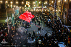 مراسم عزاداری شب عاشورای حسینی در تهران