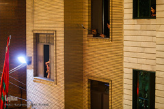 مراسم عزاداری شب عاشورای حسینی در تهران