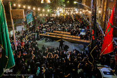 مراسم عزاداری شب عاشورای حسینی در تهران