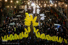 مراسم عزاداری شب عاشورای حسینی در تهران