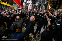 مراسم عزاداری شب عاشورای حسینی در تهران