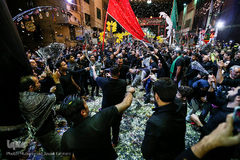 مراسم عزاداری شب عاشورای حسینی در تهران