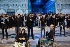 عزاداری شب عاشورای حسینی در 
حرم امام زاده حسن(ع)